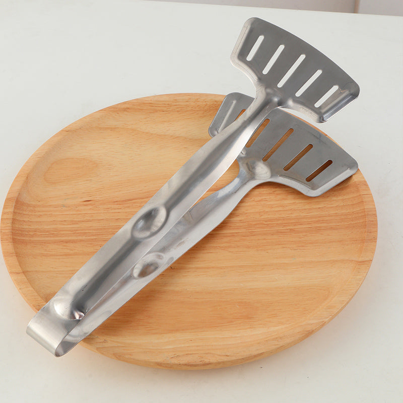 Kitchen Tongs Stainless Steel  Cooking  Food Tongs Toaster Grill BBQ Tong