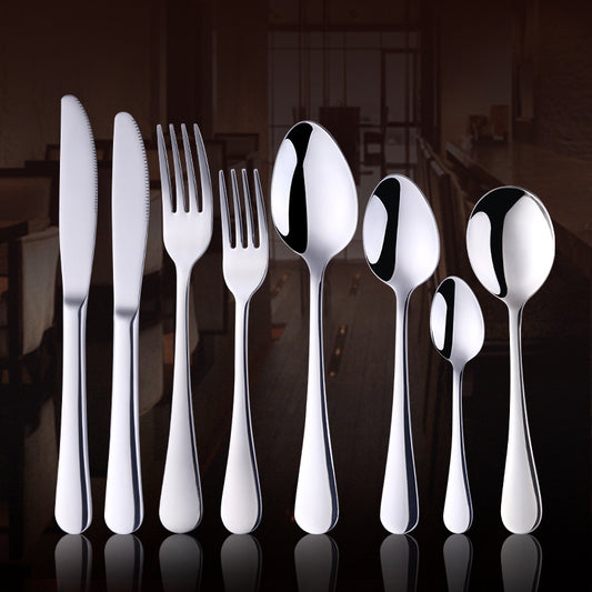 Outlet store  Reusable dinner set cutlery set stainless steel spoon fork knife
