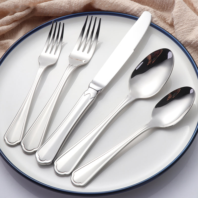 Portable 18/10 luxury cutlery set Stainless steel gold Flatware Sets 10 Set/Sets(Min. Order)