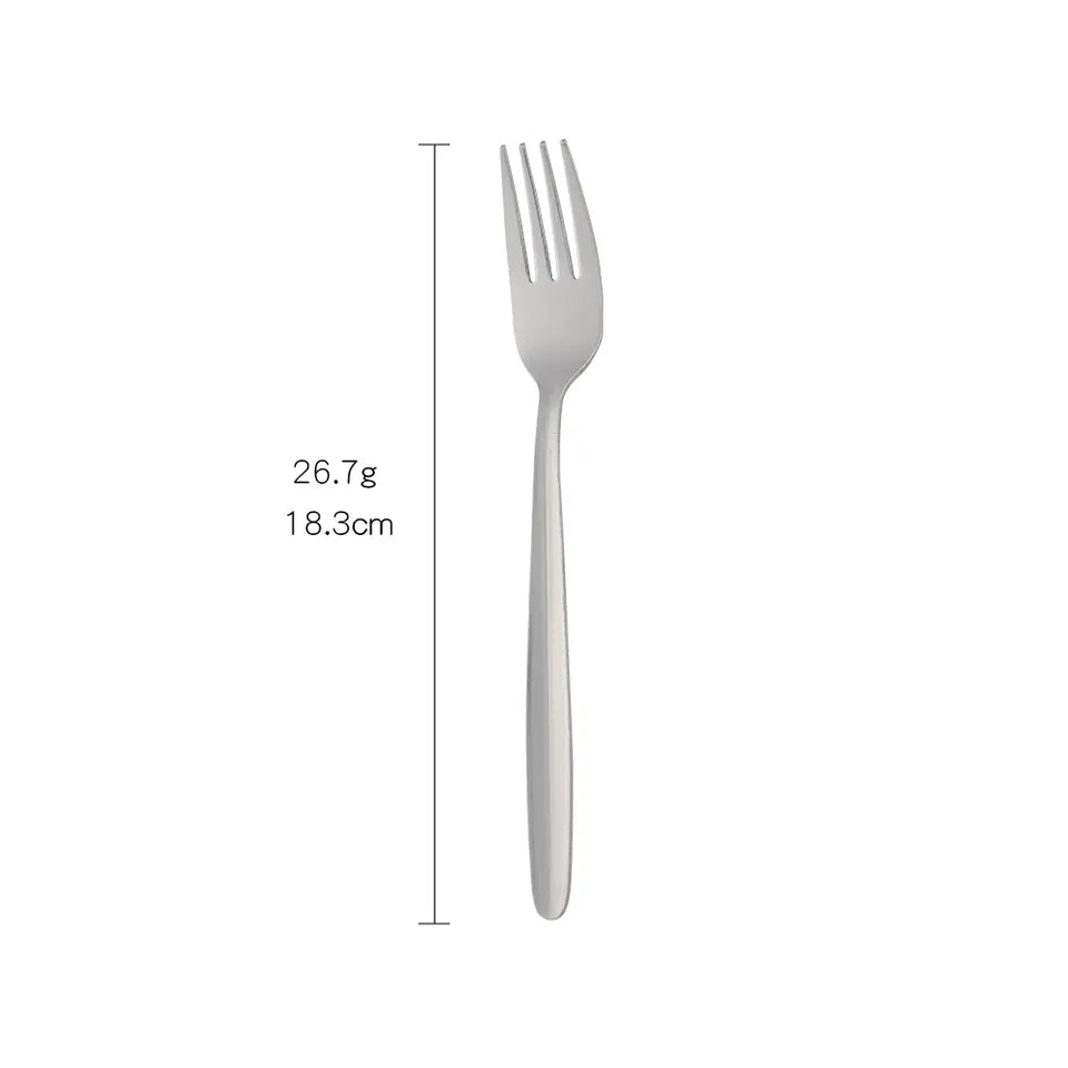 OEM/ODM Stainless Steel Travel Camping Cutlery Set Portable Silverware Set