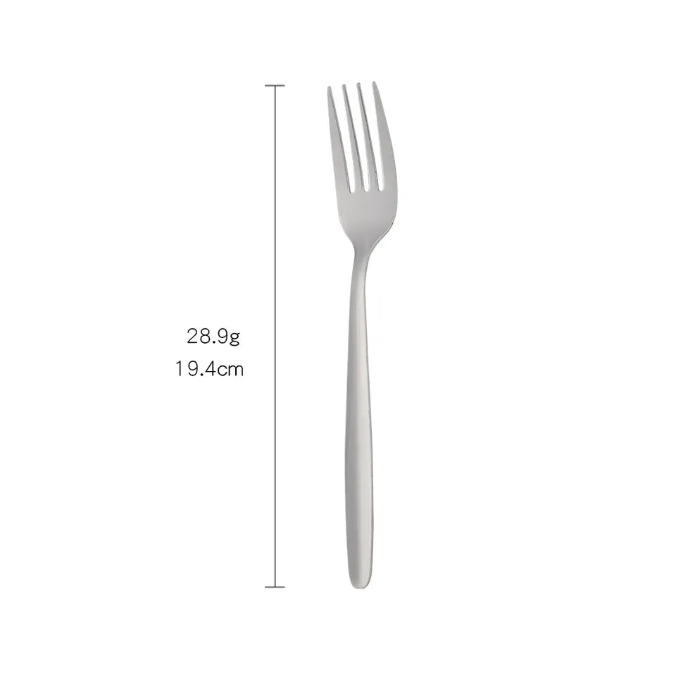 OEM/ODM Stainless Steel Travel Camping Cutlery Set Portable Silverware Set