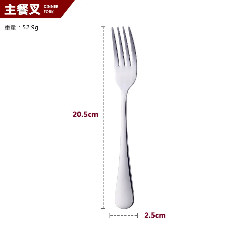 Buyer Star Bulk Silverware Fork Spoon Knife Flatware Set Stainless Steel 18/10 Utensils Cutlery Set For Hotel